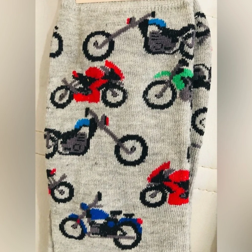 3pairs men’s socks-avocado toast‎ deer lobster cars trucks dogs motorcycle new